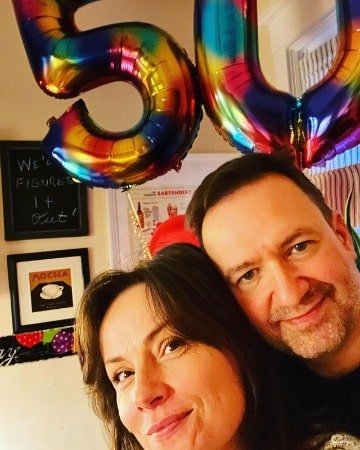 Picture of Arwen Humphreys with her husband Thomas Craig 